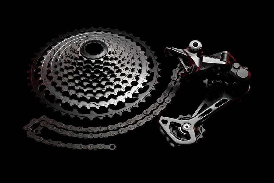 Cassete, corrente e câmbio traseiro